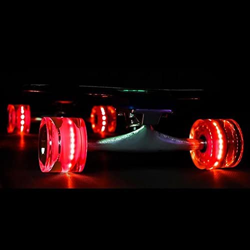 Ridge 70mm Wheels / LED Red