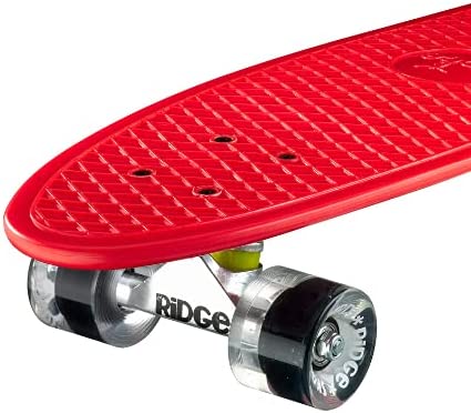 Ridge Skateboards Big Brother Retro Cruiser Skateboard 27" Board Red