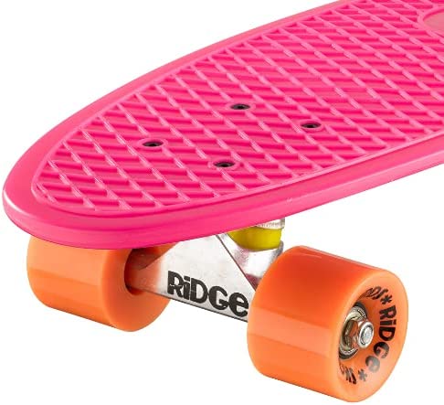 Ridge Skateboards Big Brother Retro Cruiser Skateboard 27" Board Pink