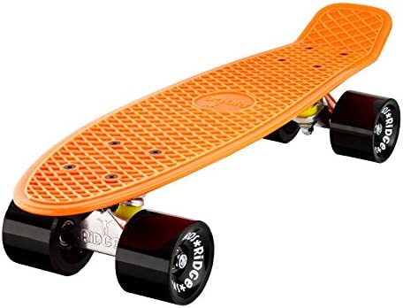 Ridge Retro 22" Orange Mini Cruiser Board - UK Manufactured