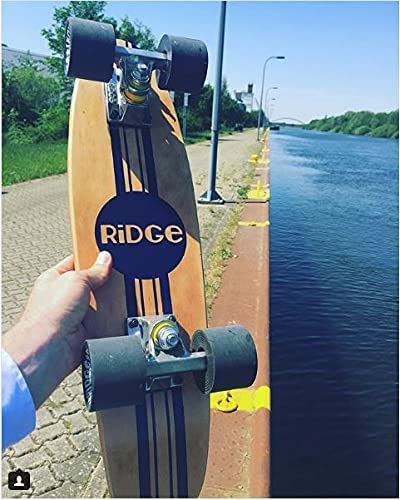 Ridge Skateboards Complete 55cm Maple Wooden Retro 22” Mini Cruiser Board