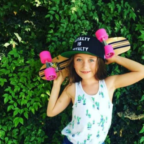 Ridge Skateboards Complete 55cm Maple Wooden Retro 22” Mini Cruiser Board