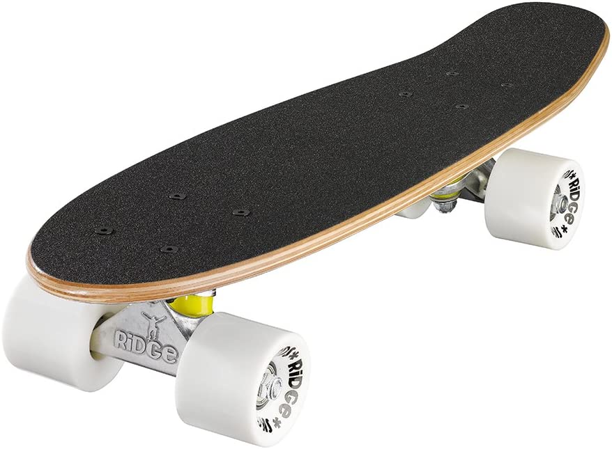Ridge Skateboards Complete 55cm Maple Wooden Retro 22” Mini Cruiser Board