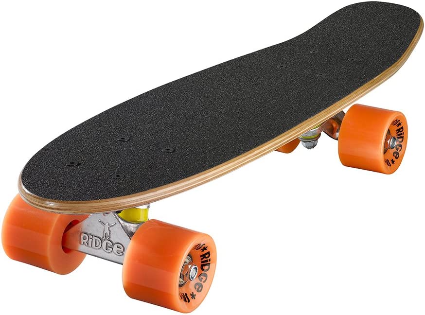 Ridge Skateboards Complete 55cm Maple Wooden Retro 22” Mini Cruiser Board