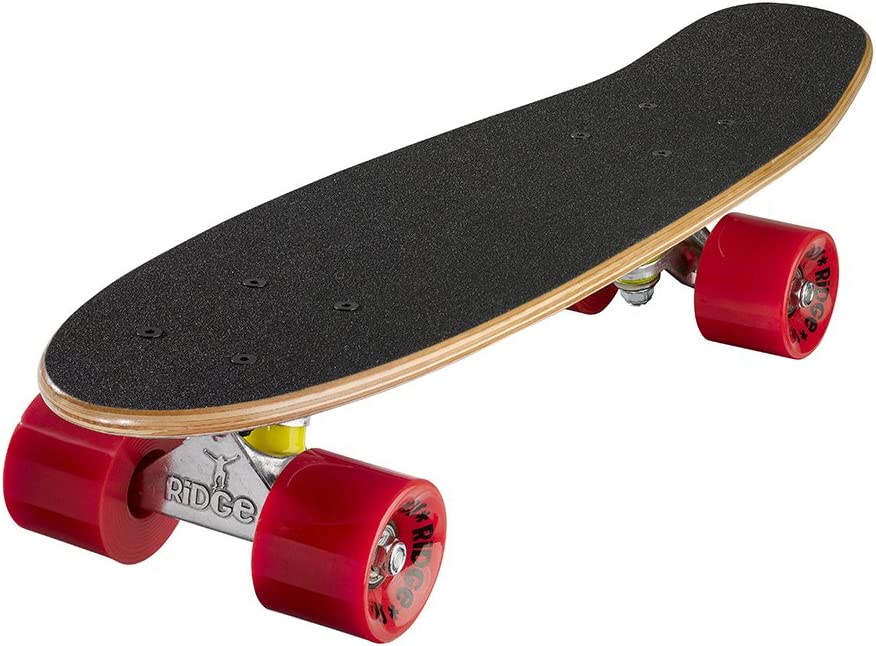 Ridge Skateboards Complete 55cm Maple Wooden Retro 22” Mini Cruiser Board