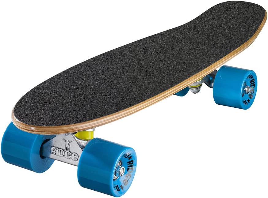 Ridge Skateboards Complete 55cm Maple Wooden Retro 22” Mini Cruiser Board