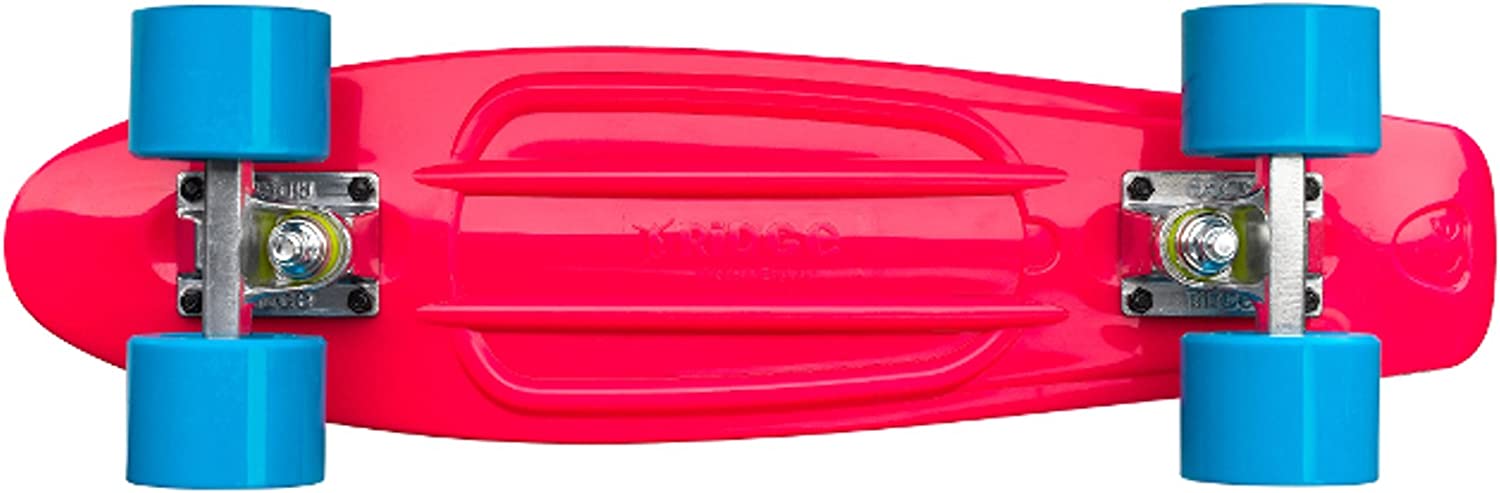 Ridge Retro 22" Board Pink Mini Cruiser Board - UK Manufactured