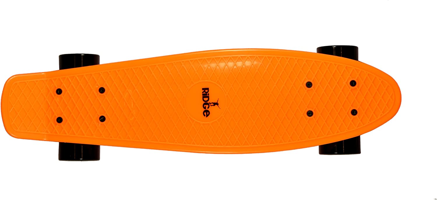 Ridge Retro 22" Orange Mini Cruiser Board - UK Manufactured