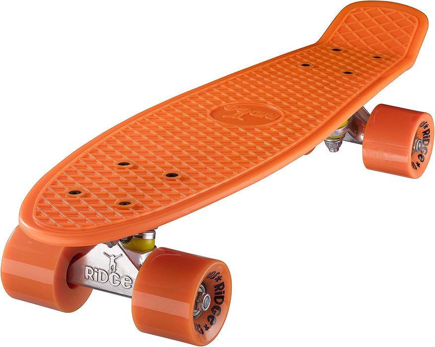 Ridge Retro 22" Orange Mini Cruiser Board - UK Manufactured