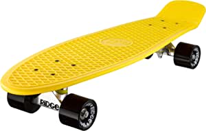 Ridge Skateboards Big Brother Retro Cruiser Skateboard 27" Board Yellow