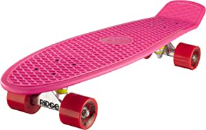 Ridge Skateboards Big Brother Retro Cruiser Skateboard 27" Board Pink