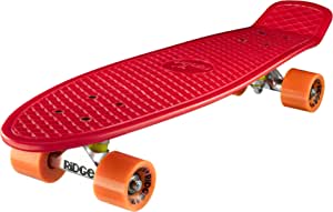 Ridge Skateboards Big Brother Retro Cruiser Skateboard 27" Board Red