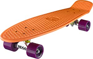 Ridge Skateboards Big Brother Retro Cruiser Skateboard 27" Board Orange