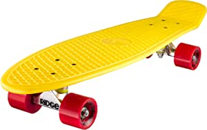Ridge Skateboards Big Brother Retro Cruiser Skateboard 27" Board Yellow
