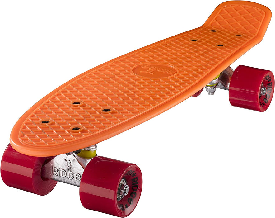Ridge Retro 22" Orange Mini Cruiser Board - UK Manufactured