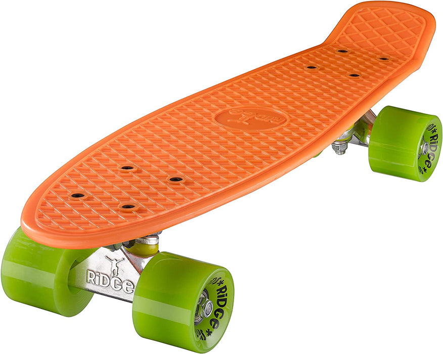 Ridge Retro 22" Orange Mini Cruiser Board - UK Manufactured