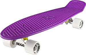 Ridge Skateboards Big Brother Retro Cruiser Skateboard 27" Board Purple