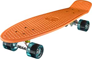 Ridge Skateboards Big Brother Retro Cruiser Skateboard 27" Board Orange