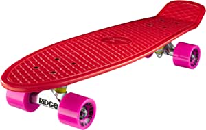 Ridge Skateboards Big Brother Retro Cruiser Skateboard 27" Board Red