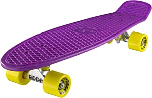 Ridge Skateboards Big Brother Retro Cruiser Skateboard 27" Board Purple