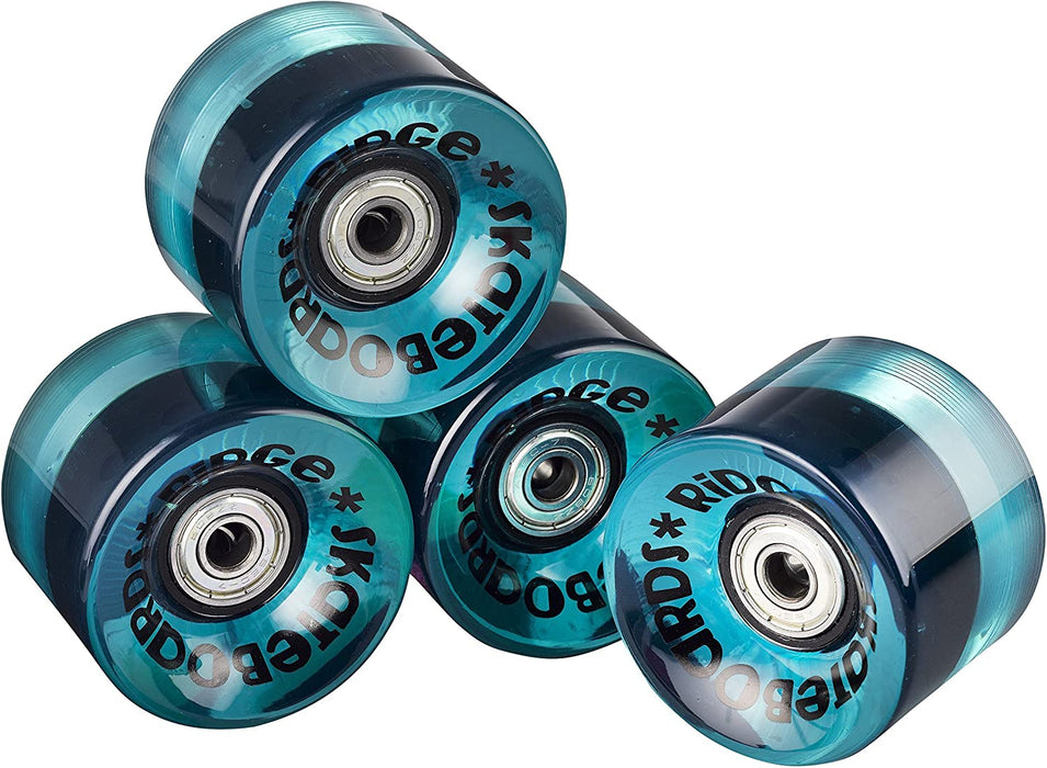 Ridge 70mm Wheels / Clear Blue