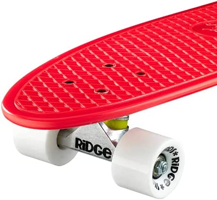 Ridge Skateboards Big Brother Retro Cruiser Skateboard 27" Board Red