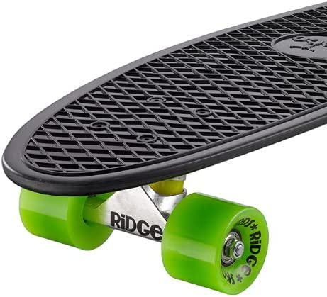 Ridge Skateboards Big Brother Retro Cruiser Skateboard 27" Board Black