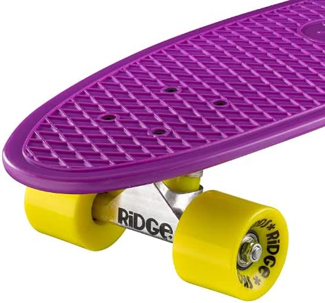 Ridge Skateboards Big Brother Retro Cruiser Skateboard 27" Board Purple