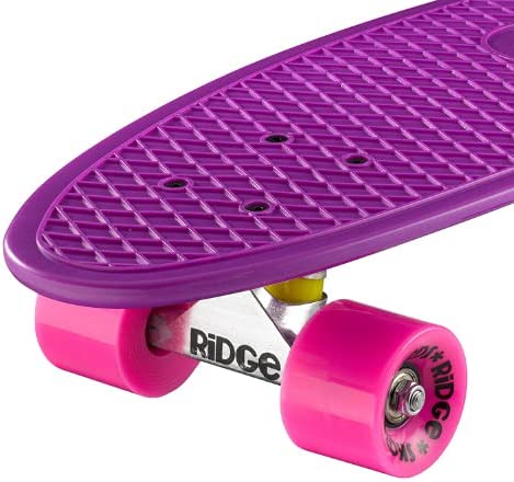 Ridge Skateboards Big Brother Retro Cruiser Skateboard 27" Board Purple