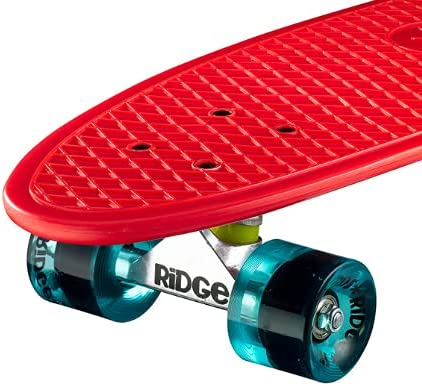 Ridge Skateboards Big Brother Retro Cruiser Skateboard 27" Board Red