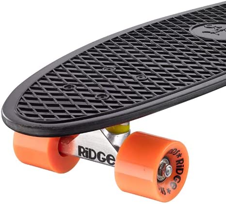 Ridge Skateboards Big Brother Retro Cruiser Skateboard 27" Board Black