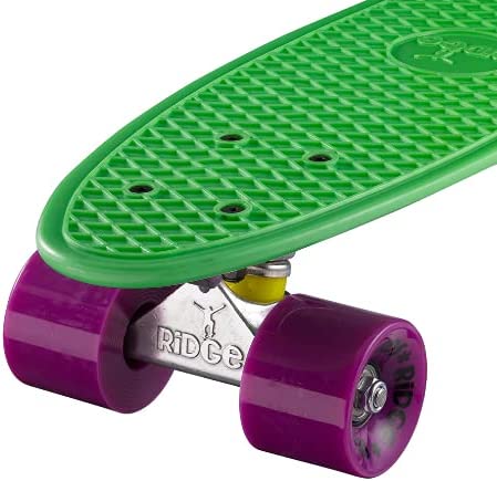 Ridge Retro 22" Green Board Mini Cruiser Board - UK Manufactured