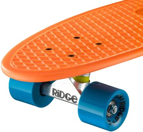 Ridge Skateboards Big Brother Retro Cruiser Skateboard 27" Board Orange