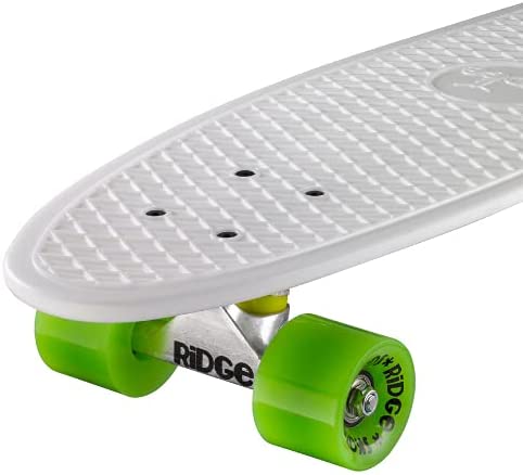 Ridge Skateboards Big Brother Retro Cruiser Skateboard 27" Board White