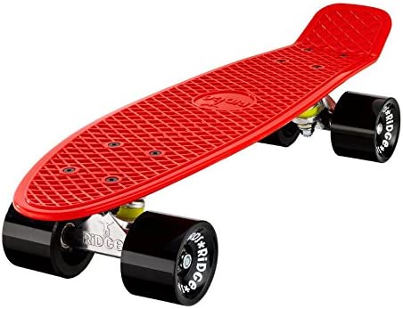 Ridge Retro 22" Board Red Mini Cruiser Board - UK Manufactured