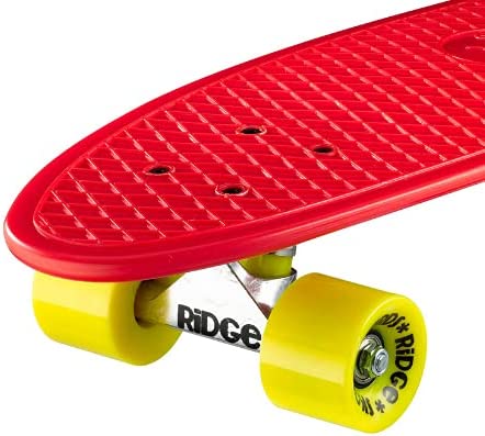 Ridge Skateboards Big Brother Retro Cruiser Skateboard 27" Board Red