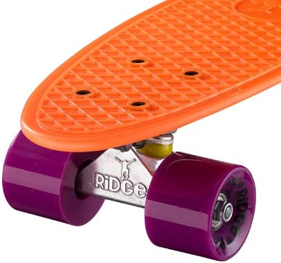 Ridge Retro 22" Orange Mini Cruiser Board - UK Manufactured