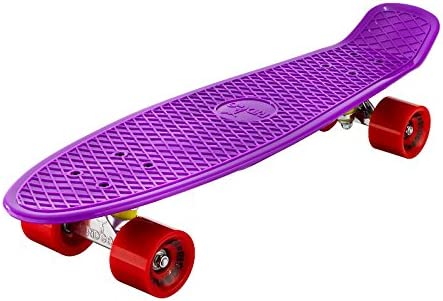 Ridge Skateboards Big Brother Retro Cruiser Skateboard 27" Board Purple