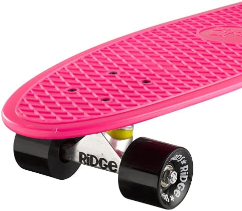 Ridge Skateboards Big Brother Retro Cruiser Skateboard 27" Board Pink