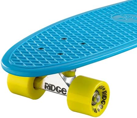 Ridge Skateboards Big Brother Retro Cruiser Skateboard 27" Board Blue