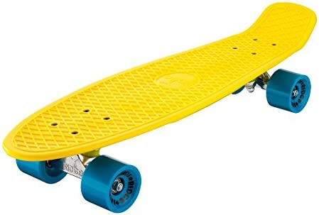 Ridge Skateboards Big Brother Retro Cruiser Skateboard 27" Board Yellow