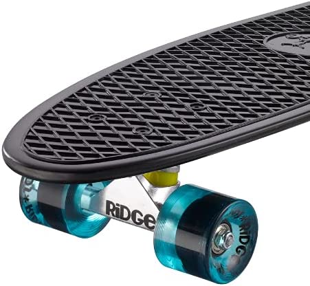 Ridge Skateboards Big Brother Retro Cruiser Skateboard 27" Board Black