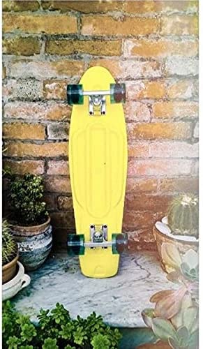 Ridge Skateboards Big Brother Retro Cruiser Skateboard 27" Board Yellow