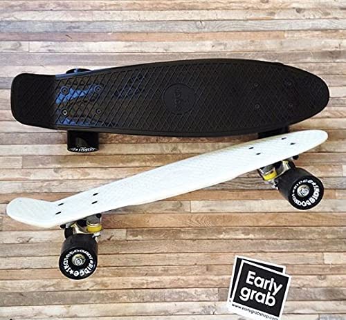 Ridge Retro 22" Board White Mini Cruiser Board - UK Manufactured