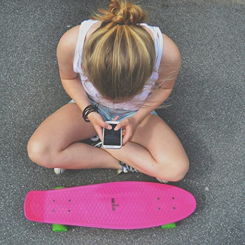 Ridge Skateboards Big Brother Retro Cruiser Skateboard 27" Board Pink