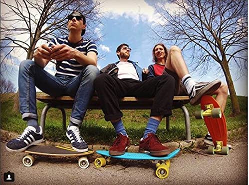 Ridge Skateboards Big Brother Retro Cruiser Skateboard 27" Board Red