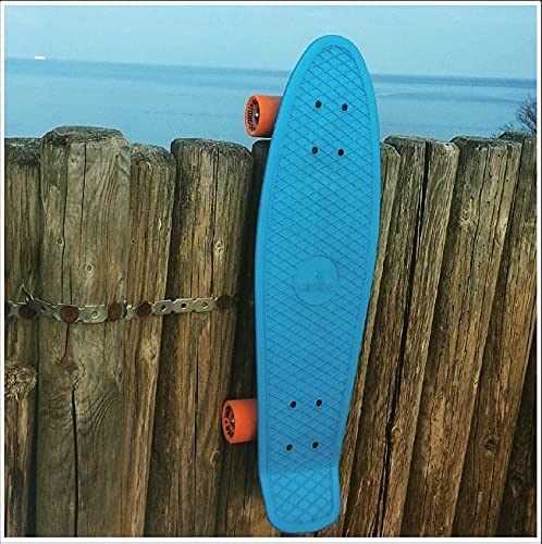 Ridge Skateboards Big Brother Retro Cruiser Skateboard 27" Board Blue