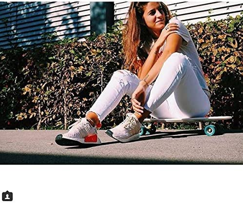 Ridge Retro 22" Board White Mini Cruiser Board - UK Manufactured