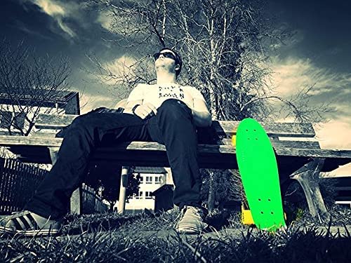 Ridge Skateboards Big Brother Retro Cruiser Skateboard 27" Board Green