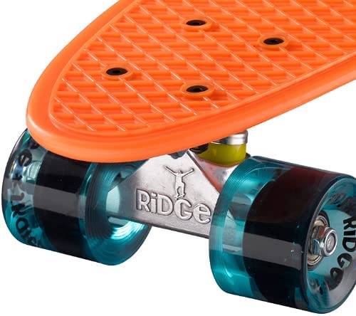 Ridge Retro 22" Orange Mini Cruiser Board - UK Manufactured